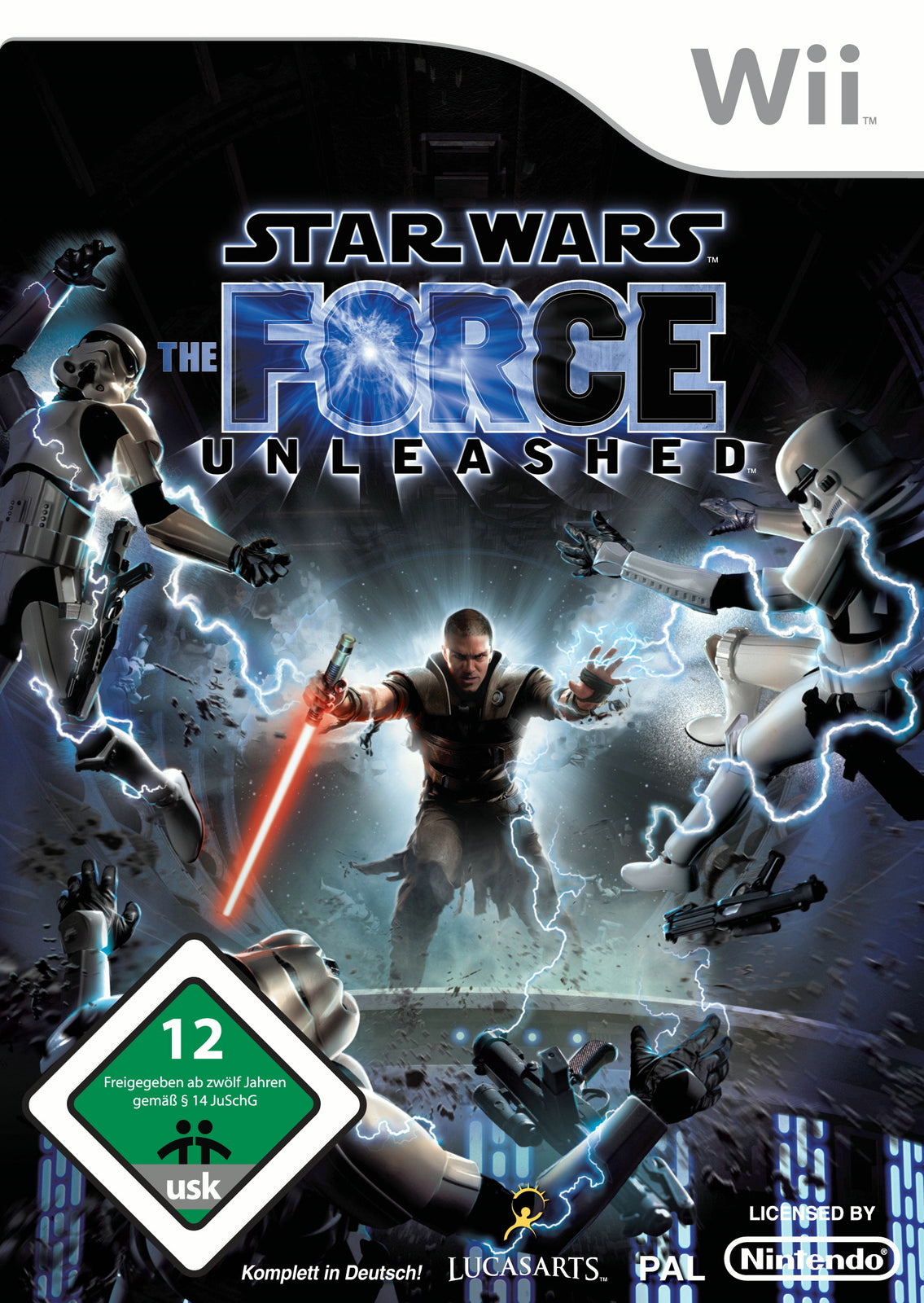 Star Wars: The Force Unleashed (Nintendo Wii, 2008, DVD-Box)