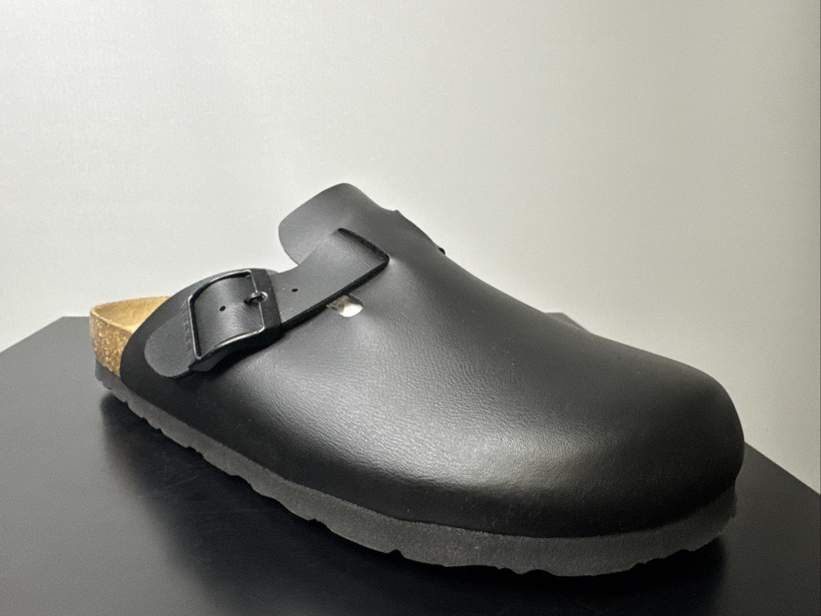 Rohde Herren Pantolette Gr. 42 Schwarz Pantoffel Weite G 6697