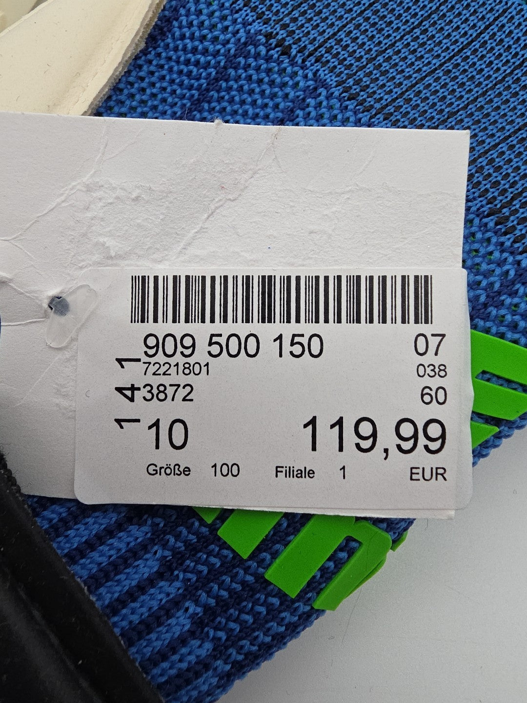 Erima Flexinator Ultra Knit Torwarthandschuhe  Handschuhe Fußball  7221801 Gr 10