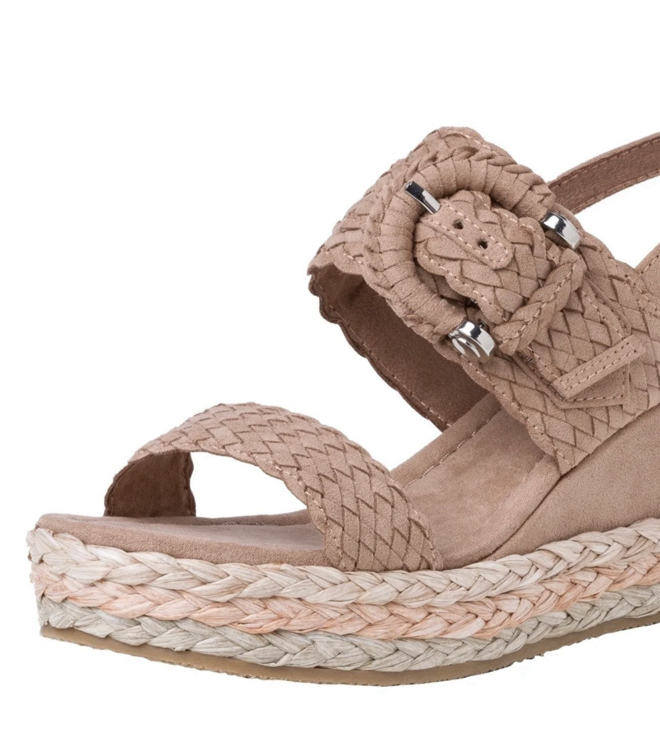 MARCO TOZZI Damen Pantolette Gr. 40 Slipper Sandale Sandalette Keilsandale