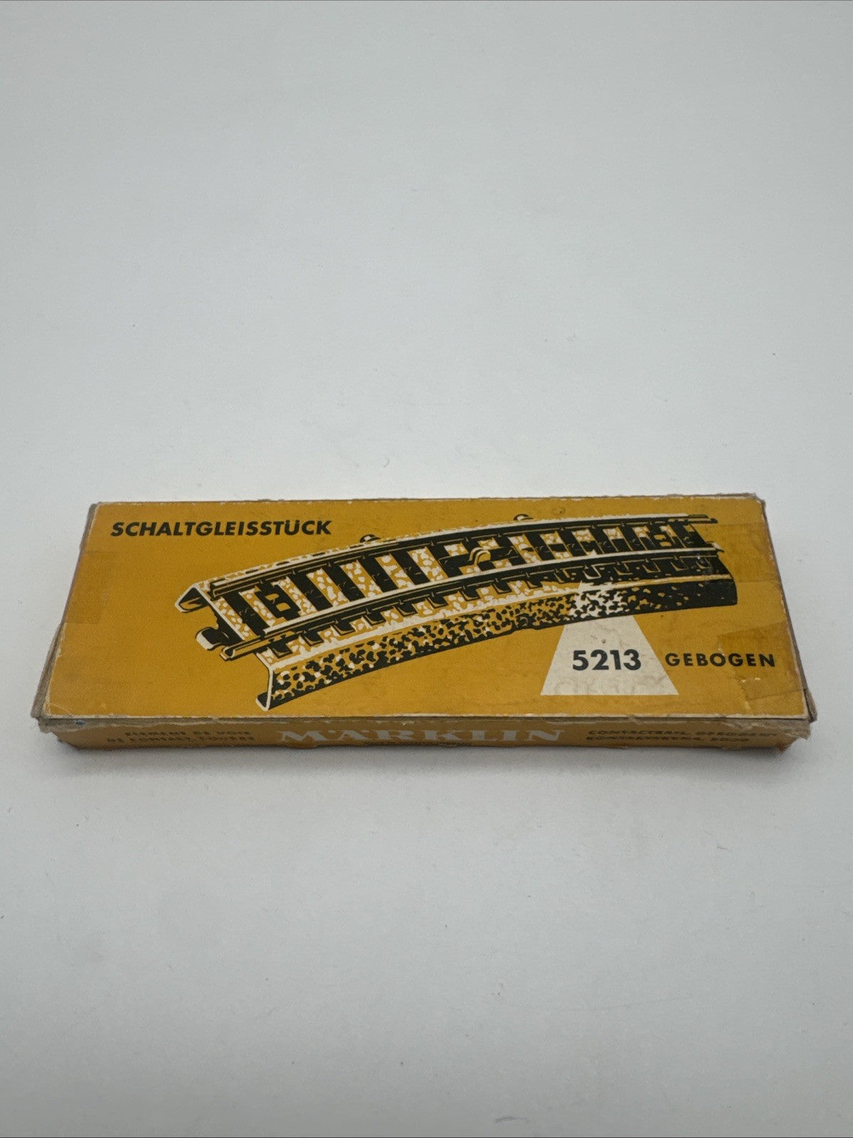 Märklin H0 5213 Schaltgleisstück gebogen in OVP