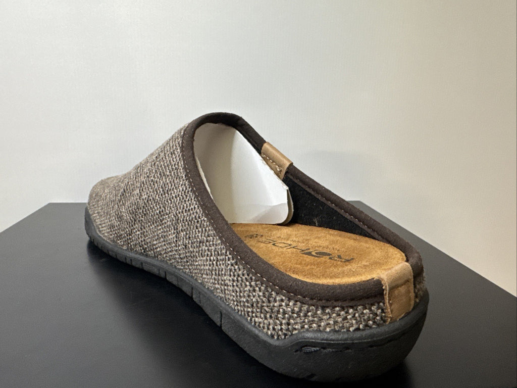 Rohde Herren Filz Pantolette Gr. 41 Earth Pantoffel 6652