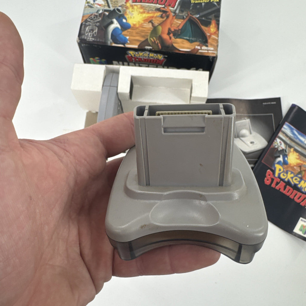 Pokémon Stadium (N64)  OVP  Anleitung Inlay Transfer Pak Nintendo 64