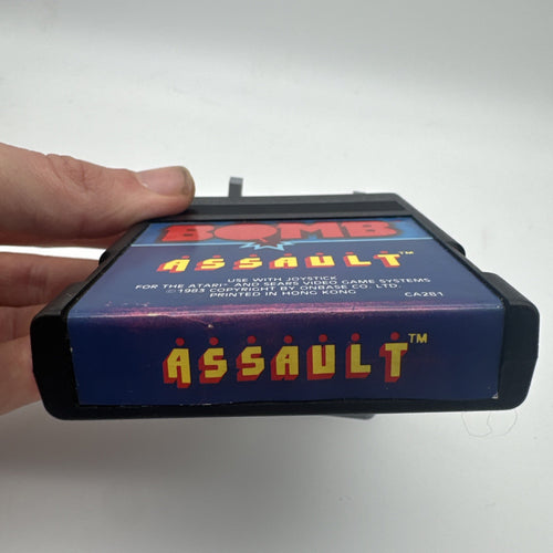 'BOMB Assault' Atari 2600 Spiele Modul, Retro-Game getestet