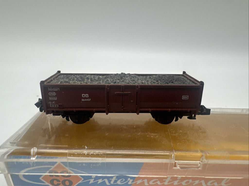 Roco N 2311 Hochbordwagen mit Ladung DB in OVP