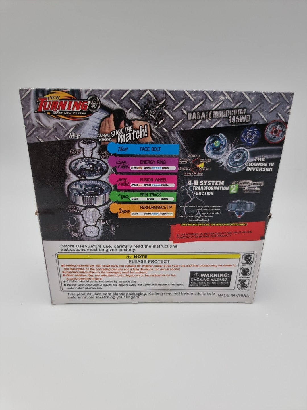 Takara Tomy Basalt Horogium / Twisted Tempo 145WD Metal Beyblade Starter Set