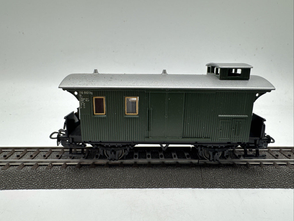 Märklin 4038 - Gepäckwagen - 116 910 Stg - grün/grau - H0 HO 1:87 #280
