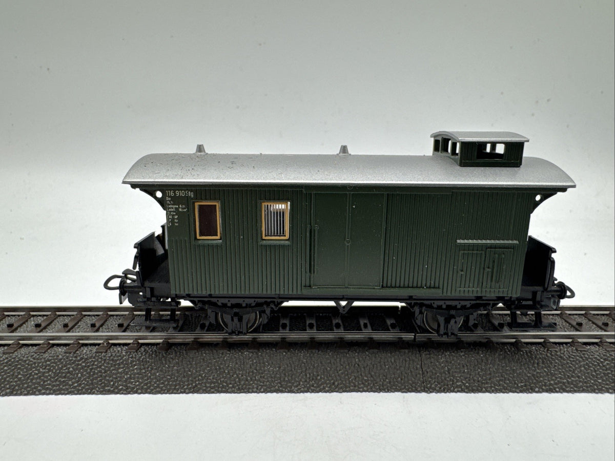 Märklin 4038 - Gepäckwagen - 116 910 Stg - grün/grau - H0 HO 1:87 #280