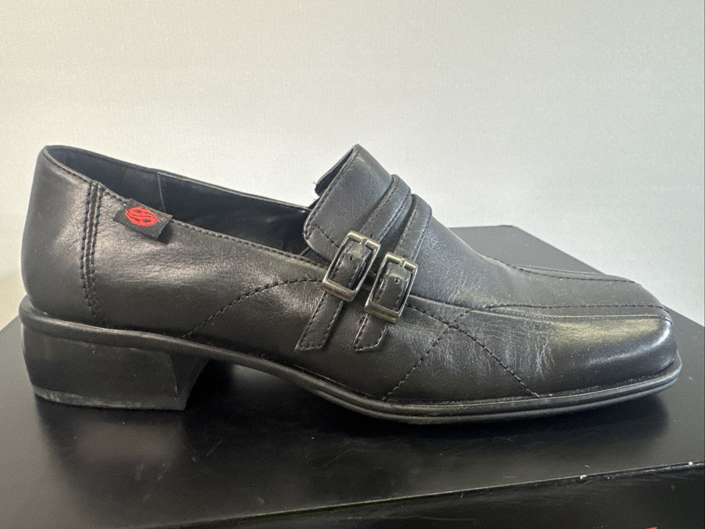 Dockers Halbschuh Gr. 37 Damen Leder Schwarz 
