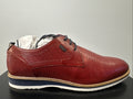 Quintero-701  by SIOUX  Herren Derbys Schnürschuh Rosso Rot  Gr. 50