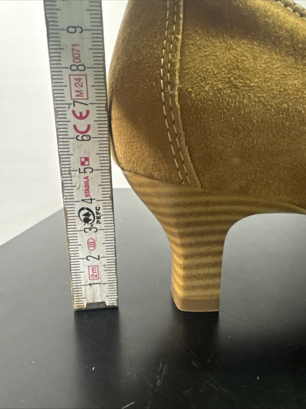 Tamaris Pumps Gr. 39 Damen Braun Leder 