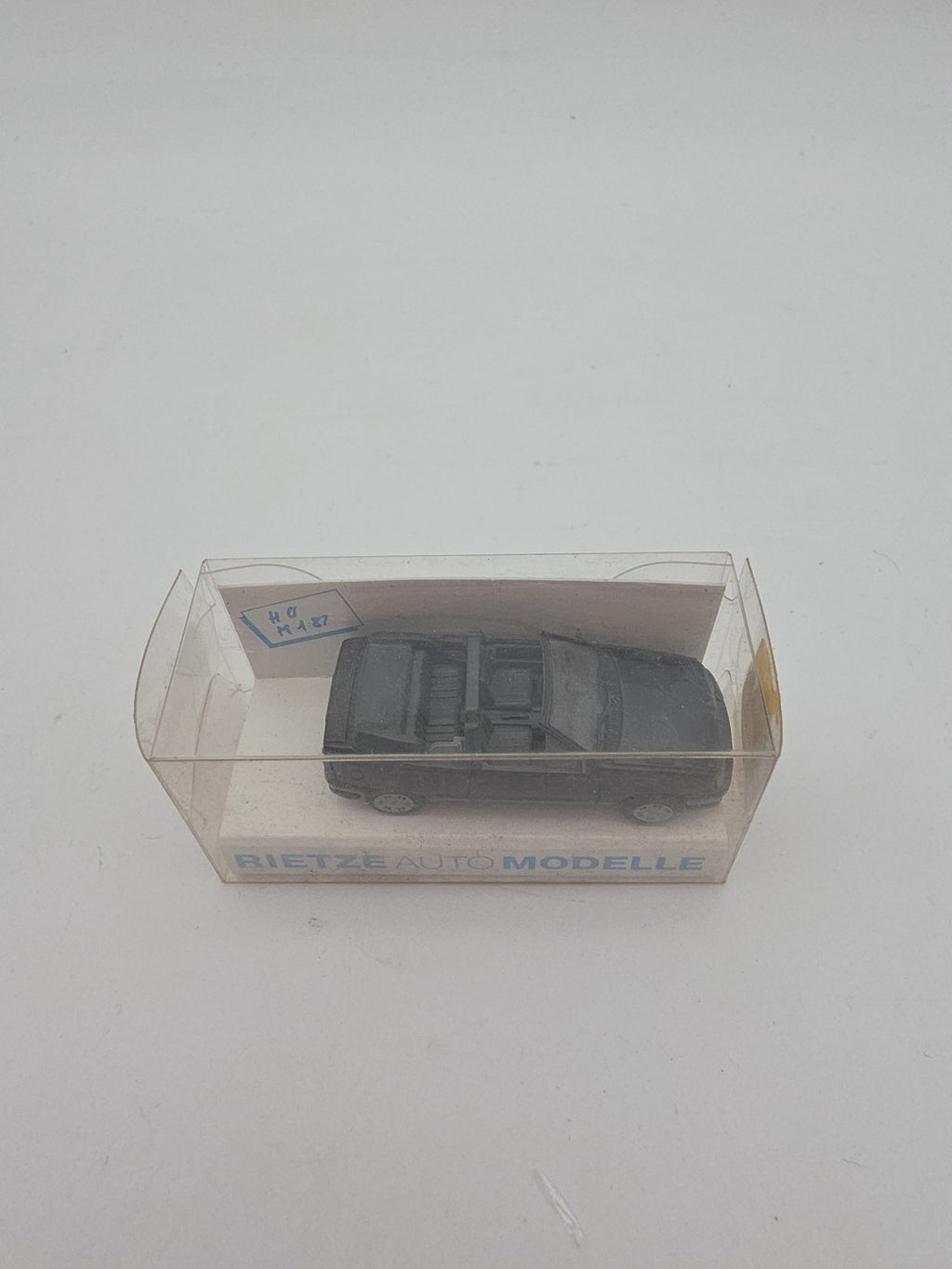 Rar: Opel Kadett E GSI Cabriolet Testfarbe anthrazit matt von Herpa in 1:87