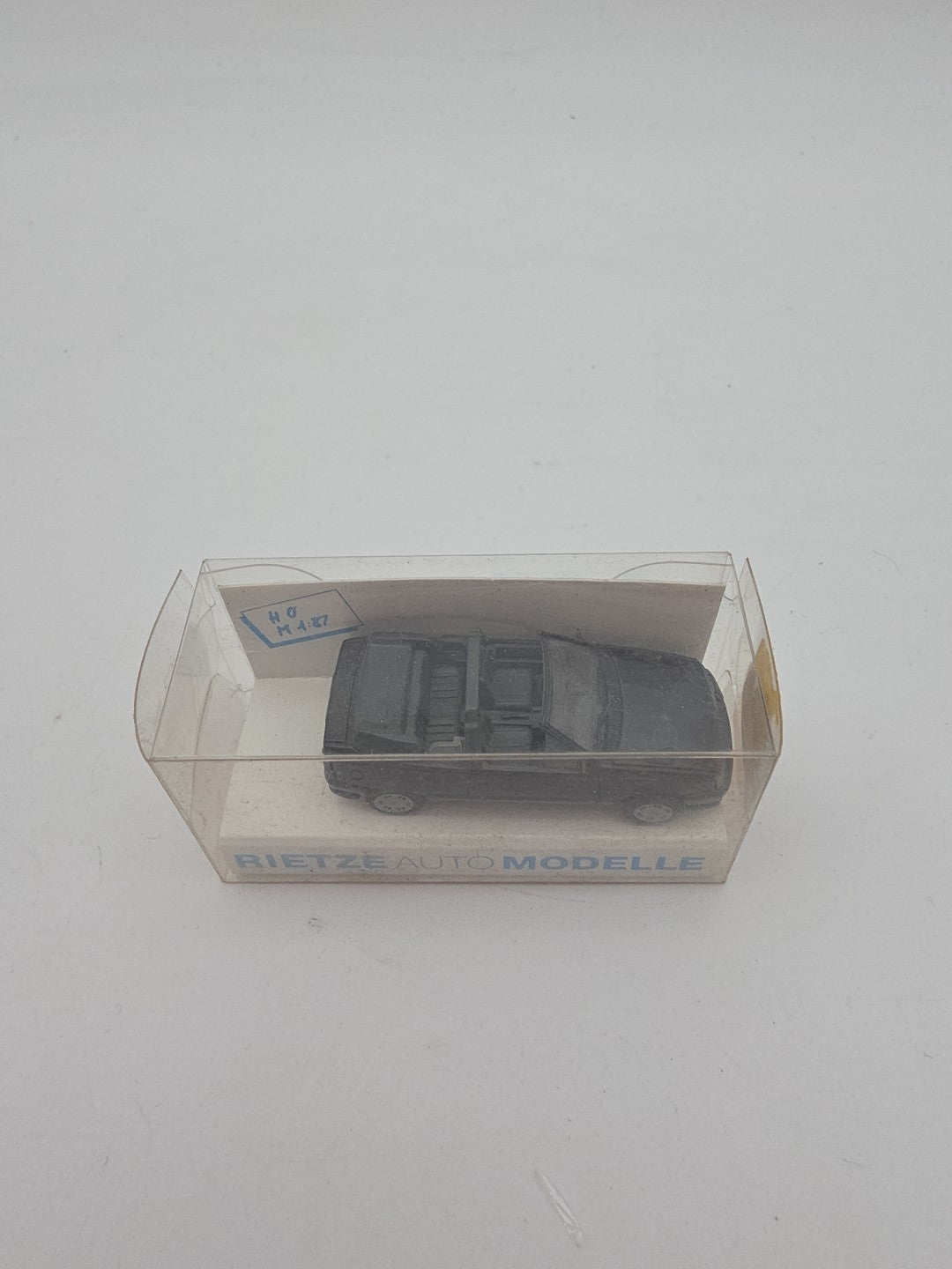Rar: Opel Kadett E GSI Cabriolet Testfarbe anthrazit matt von Herpa in 1:87