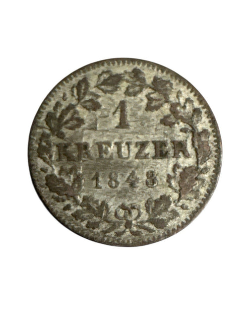 Bayern Silbermünze 1 Kreuzer 1843