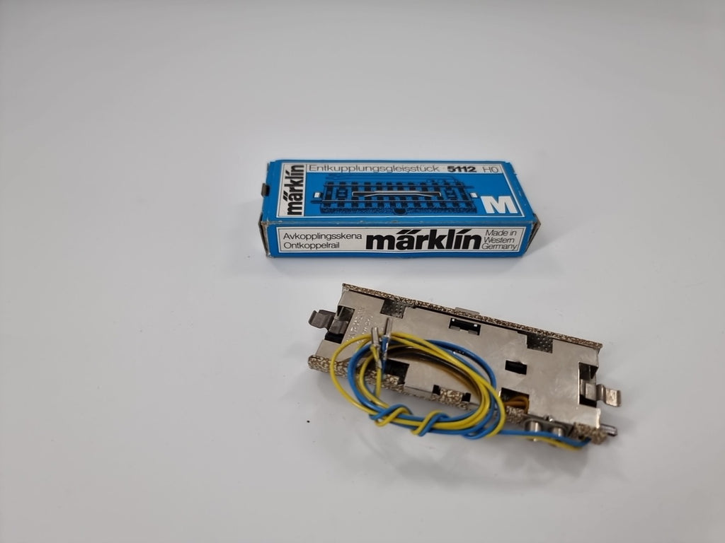 MÄRKLIN H0 5112 elektr. Entkupplungsgleis in OVP