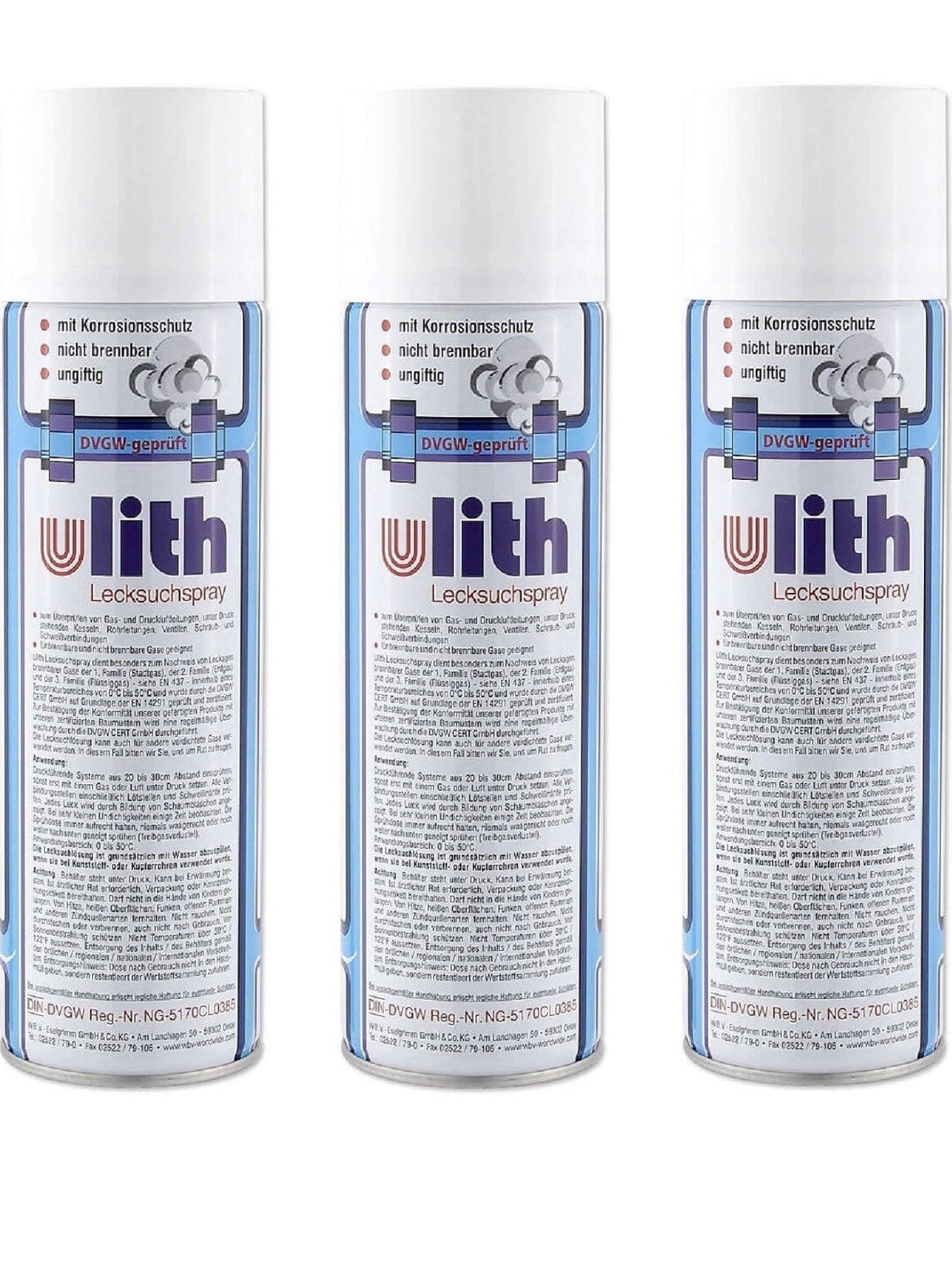 12 Lecksuchspray 400ml Leckfinder Gas Luft Prüfspray Lecksucher Korrosionsschutz