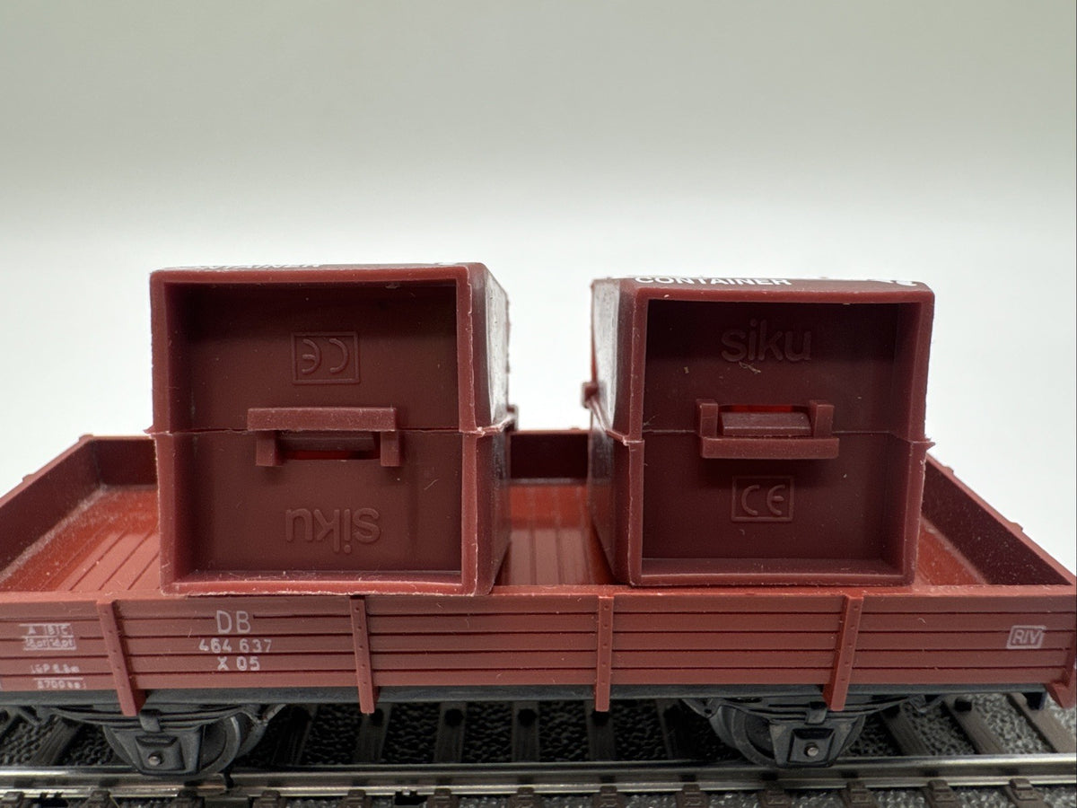 Märklin 4503 H0 Niederbordwagen 464 637 , DB Beladen #516