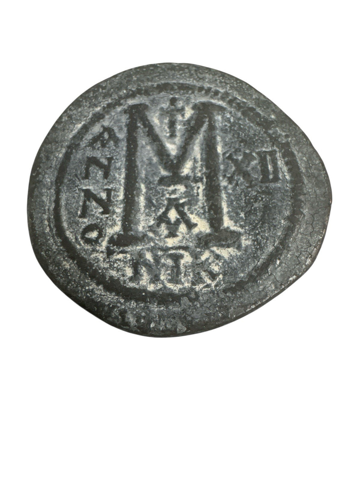 Byzanz / Byzantine 40 Nummi Kursmünze Justinian I 546-551 p220 ss-vzgl.