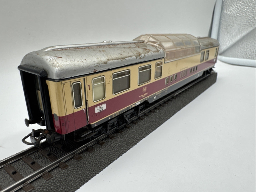 Märklin H0 4090 TEE/IC Aussichtswagen Panorama 61 80 81-80 005-3 Beleuchtet #581