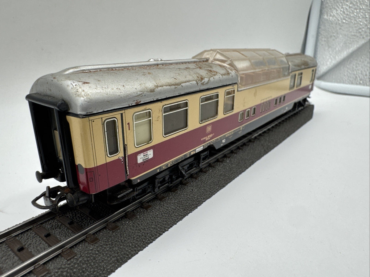 Märklin H0 4090 TEE/IC Aussichtswagen Panorama 61 80 81-80 005-3 Beleuchtet #581