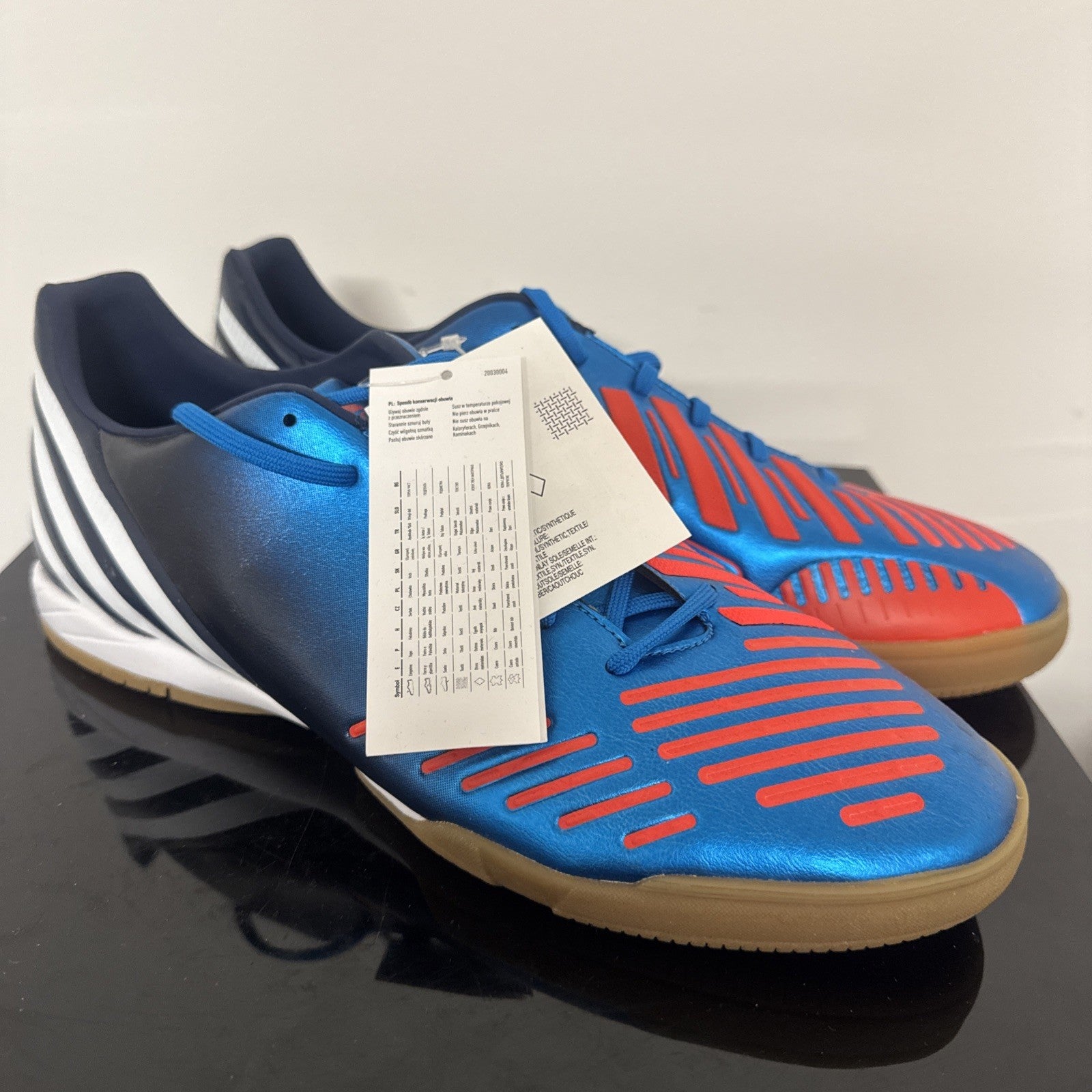 ADIDAS P Absolado LZ Indoor EUR 45 1/3 UK 10.5 Fußballschuh Predator