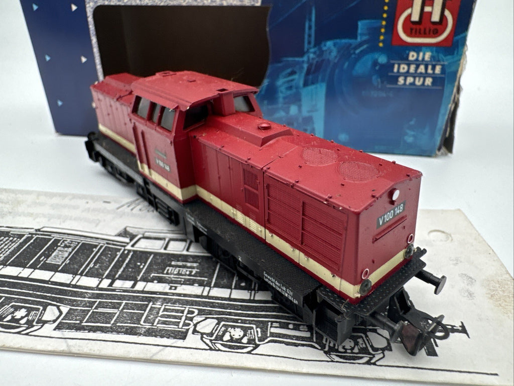 Tillig TT 04597 Diesellok BR V 100 148 DR Gleichstrom