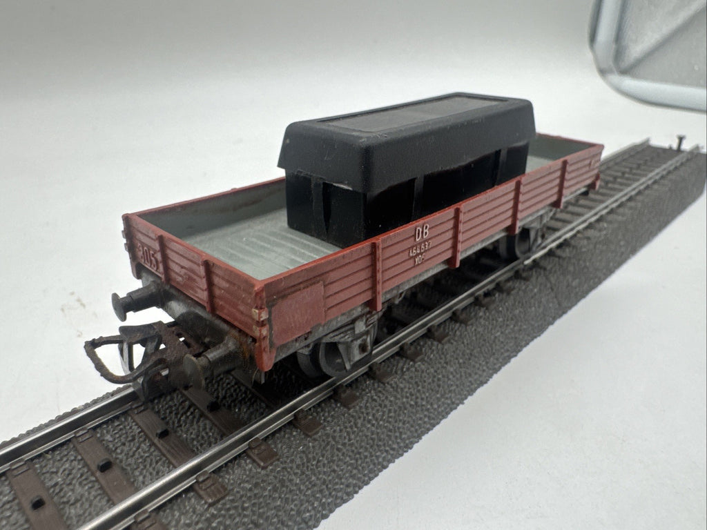 Märklin 4503 H0 Niederbordwagen 464 637 Mit Ladung DB #416