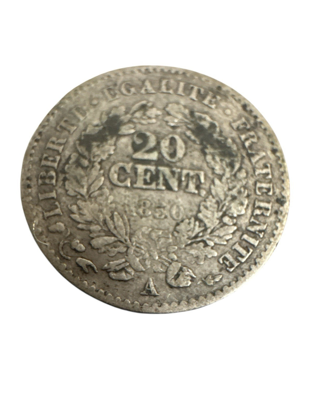 MDS FRANKREICH FRANCE 20 CENTIMES 1850 A, SILBER   #R