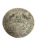 MDS FRANKREICH FRANCE 20 CENTIMES 1850 A, SILBER   #R