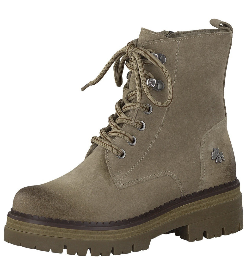 Marco Tozzi Stiefelette Gr. 40 Stiefel Sand/Beige Wildleder 
