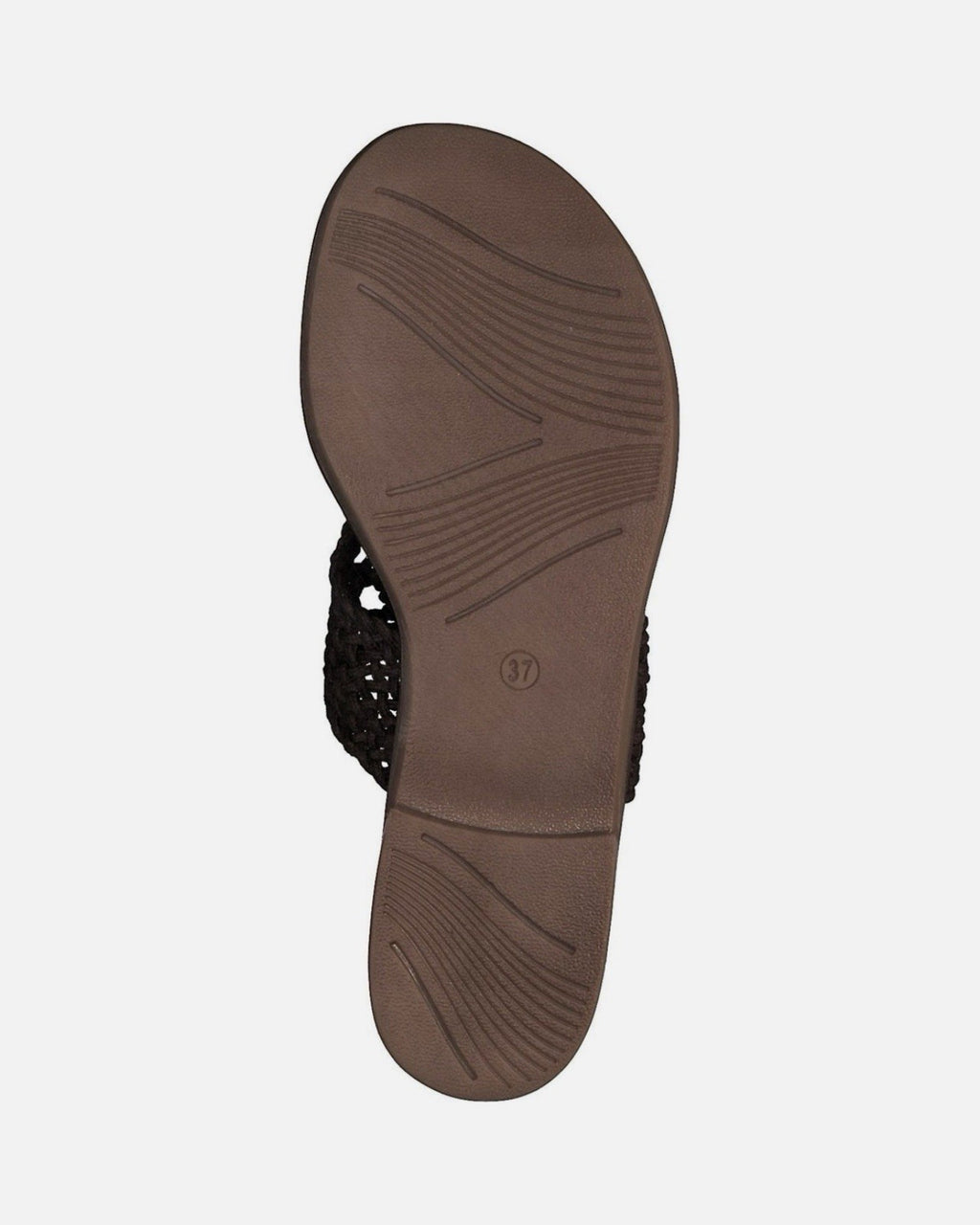 Marco Tozzi Damen Gr. 37 T-Spangen Sandalen Zehentrenner Sandalette Cafe