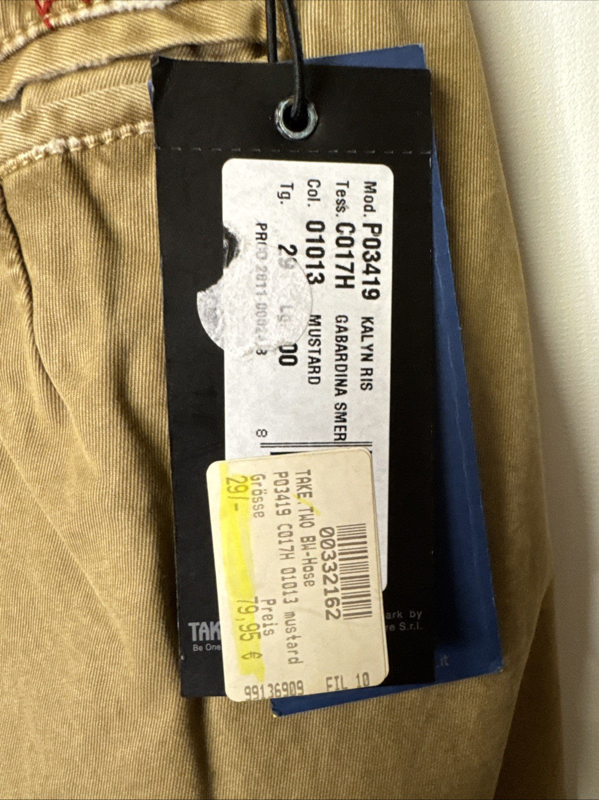 Take Two Damen Jeans Gr. 29 Braun Antifit