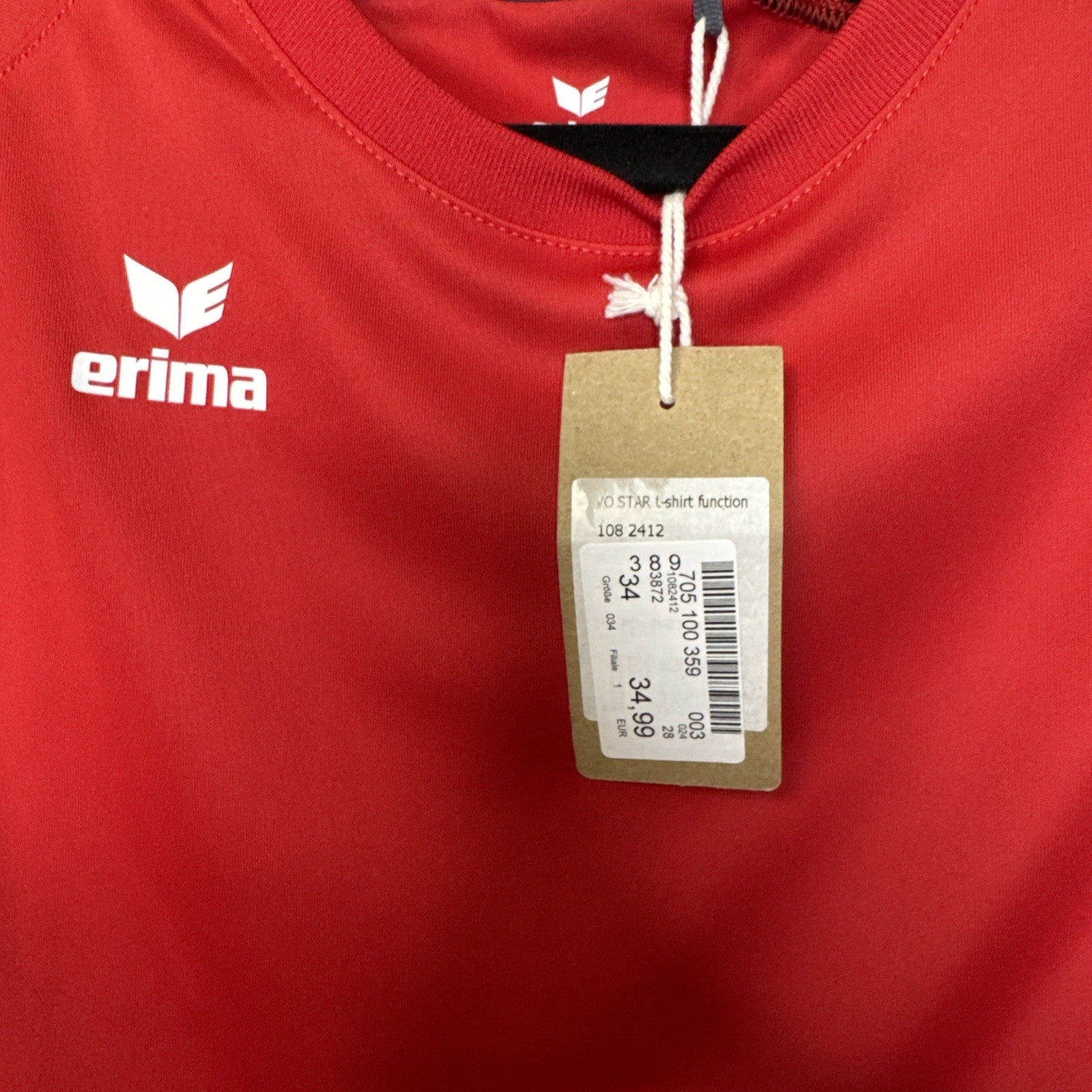 Erima Herren Trikot Gr. 34 Rot 