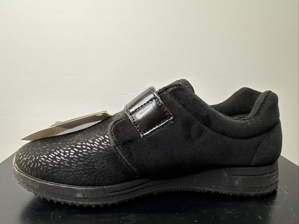 Fischer Markenschuh Gr. 39 Damen Halbschuh Schwarz Leder