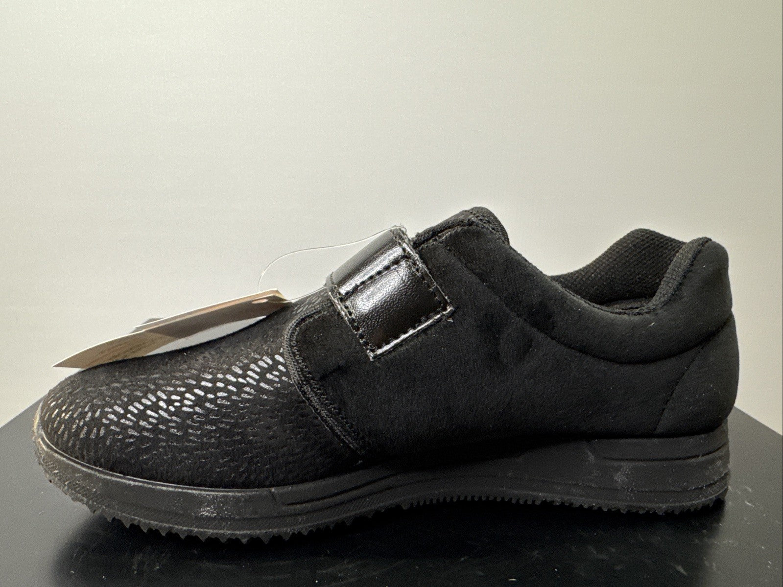 Fischer Markenschuh Gr. 39 Damen Halbschuh Schwarz Leder