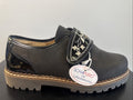 Schapuro Halbschuh Damen Gr. 4 Leder Schwarz