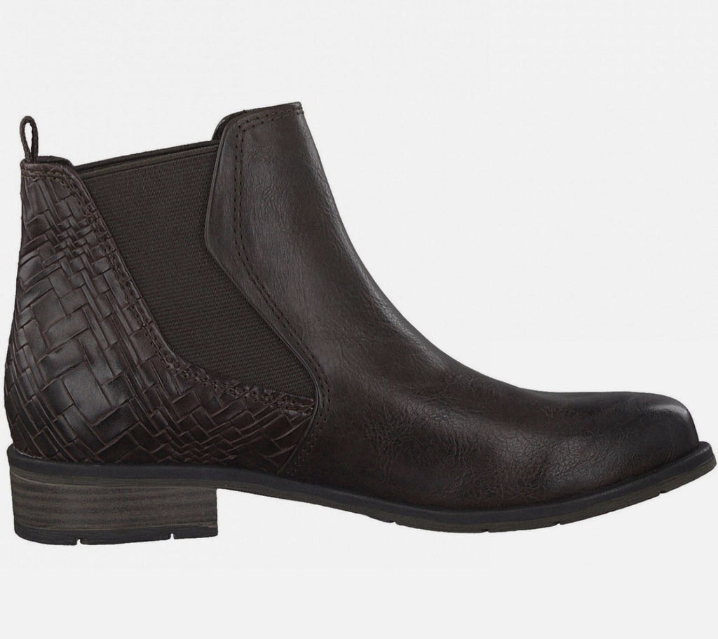 Marco Tozzi Stiefelette Gr. 39 Chelsea Boots Stiefel Damen Café