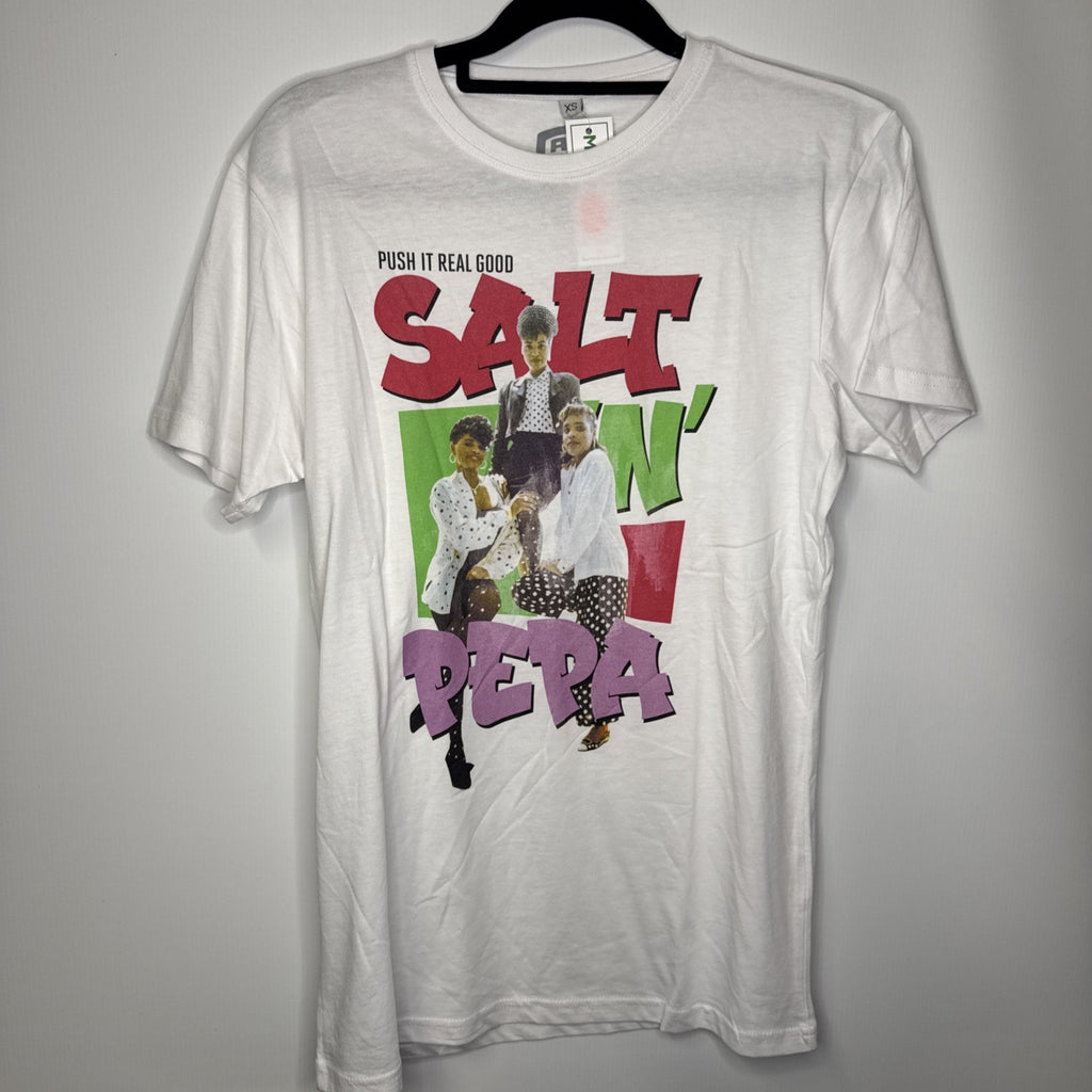 2018 Push it real good Salt-N-Pepa Shirt Hip Hop Rap Weiß Herren T-Shirt M