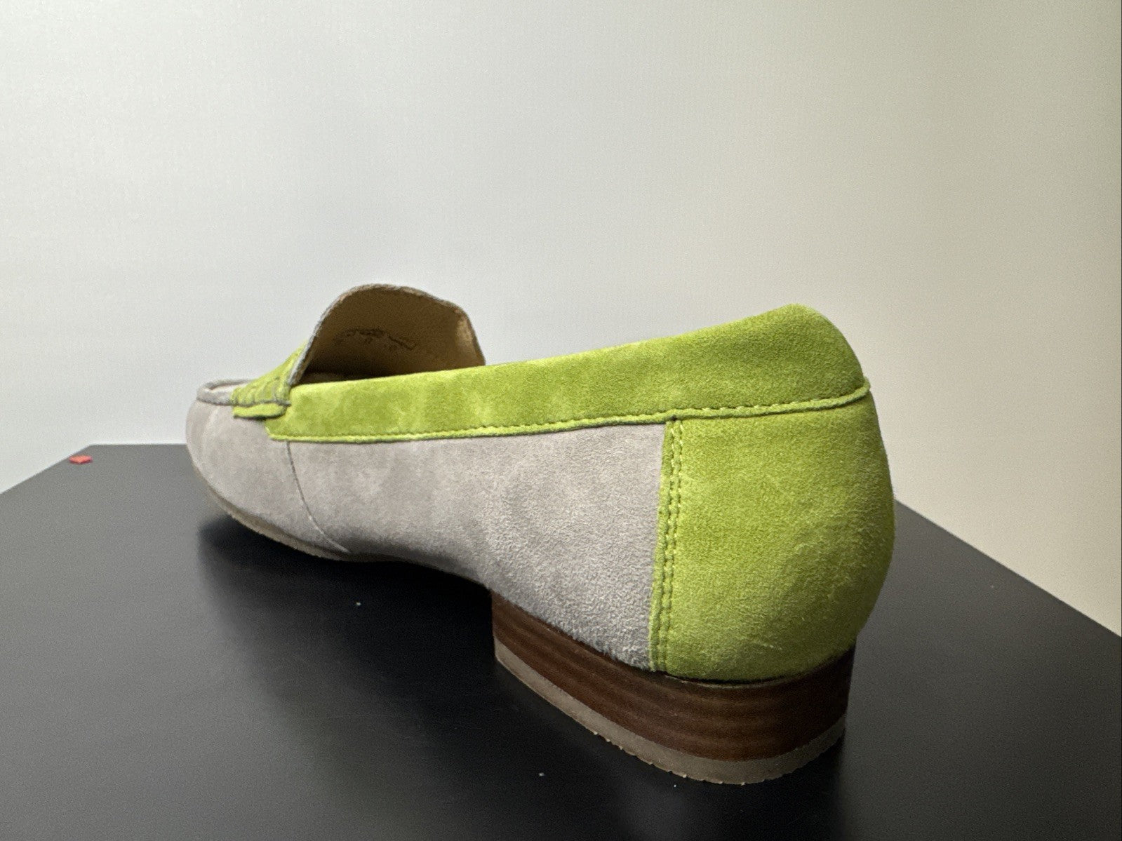 Sioux Corbina Slipper Gr. 4 Grau Damenschuhe Leder