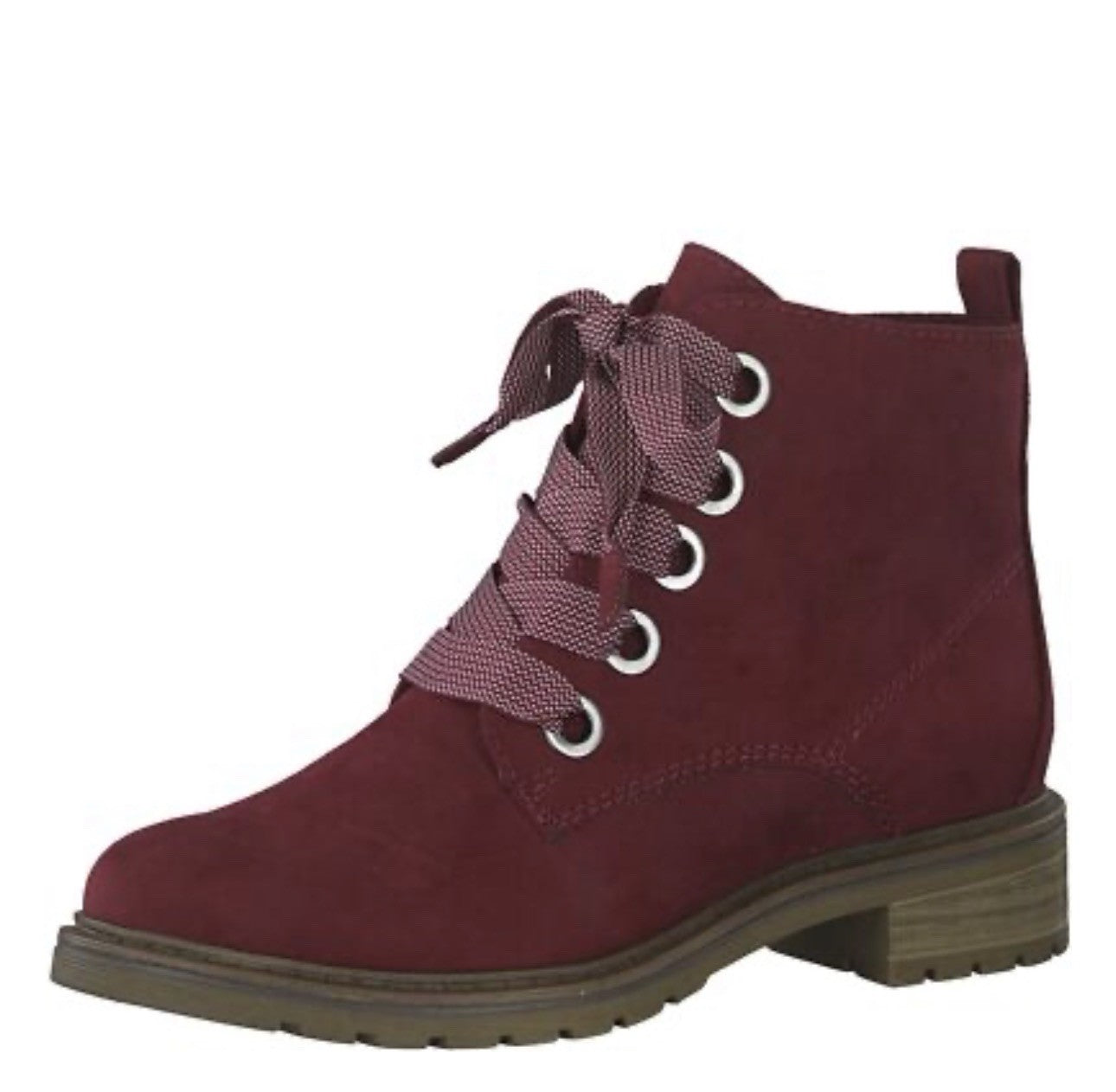 Marco Tozzi 2-25205-23 Damen Stiefeletten Gr. 41 Chukka Boots Chianti Rot