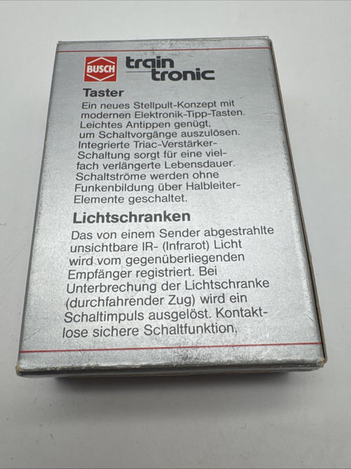 Busch 5704 TRAIN TRONIC Spezial Taster mit Rückmeldung für Relais in OVP