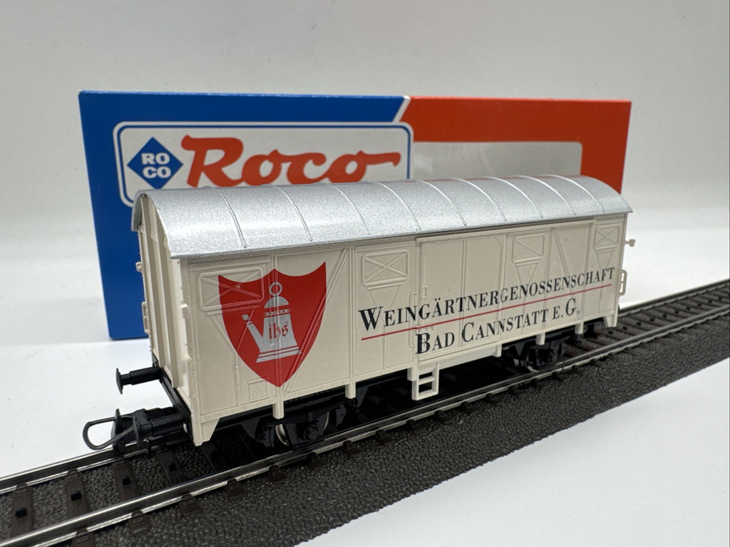 Roco H0 Geschlossener Güterwagen Weingärtner Genossenschaft Top Zustand #6