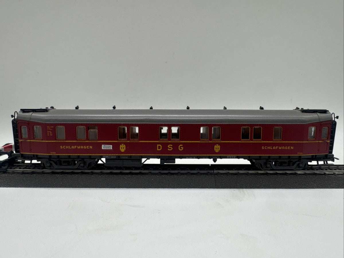 B02 Roco H0 Personenwagen 4292S DSG Schlafwagen Hecht #756