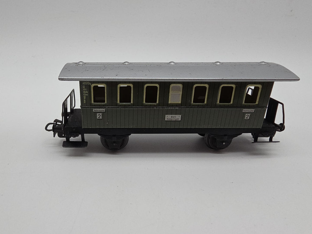 ref.379/80/81 - ho- 1/87 - MARKLIN 4040  - VOITURE VOYAGEURS 2 eme Classe
