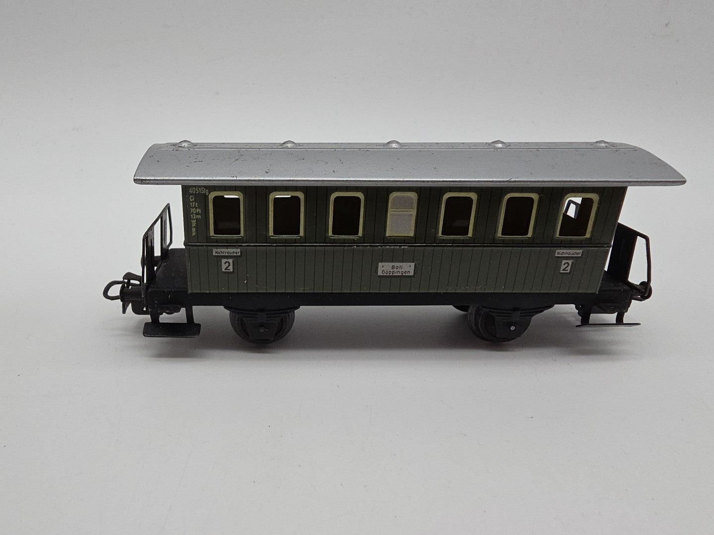 ref.379/80/81 - ho- 1/87 - MARKLIN 4040  - VOITURE VOYAGEURS 2 eme Classe