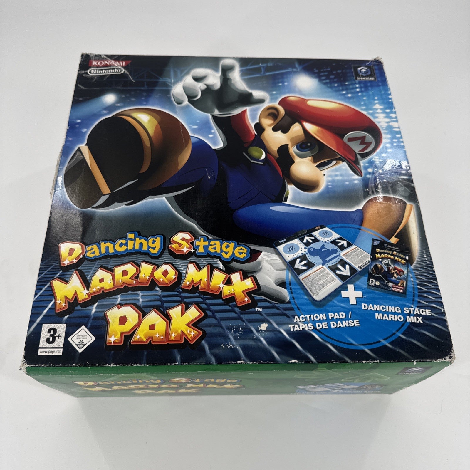 Nintendo Gamecube, Dancing Stage Mario Mix Pak, PAL IT, NEU Tanzmatte, Protector