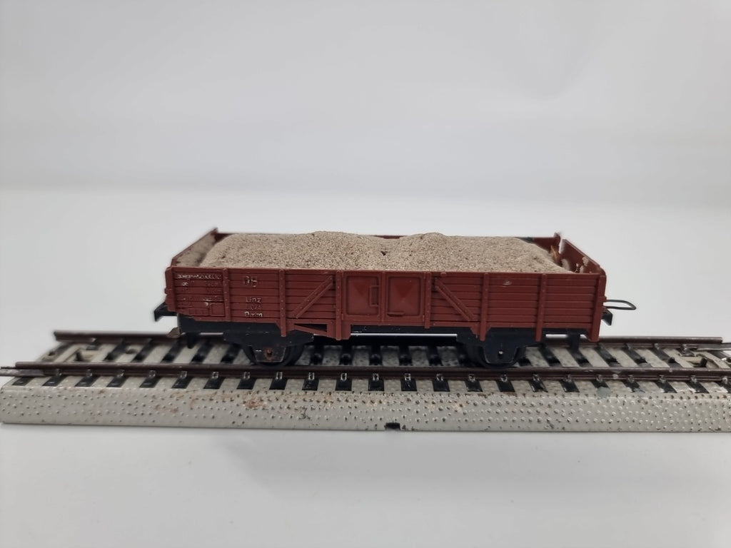 Trix Express 3451 H0 Güterwagen Niederbordwagen DB Linz 6074 