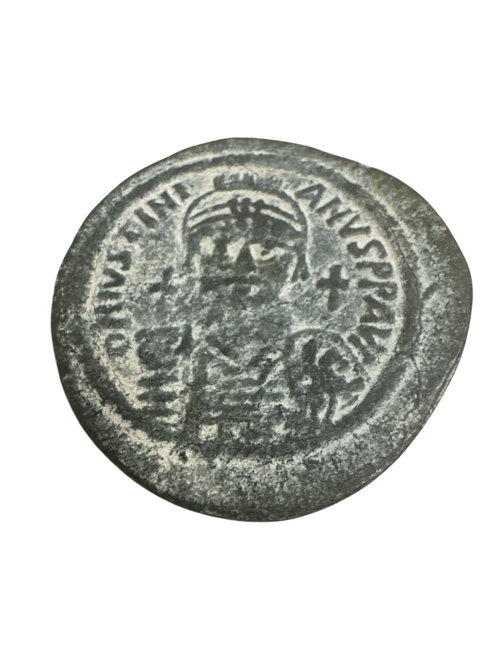 Byzanz / Byzantine 40 Nummi Kursmünze Justinian I 546-551 p220 ss-vzgl.