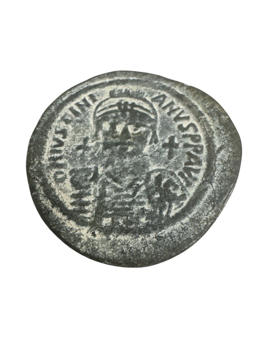 Byzanz / Byzantine 40 Nummi Kursmünze Justinian I 546-551 p220 ss-vzgl.