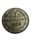 Nassau - Wilhelm I. - Münze - 1 Kreuzer 1833- Silber